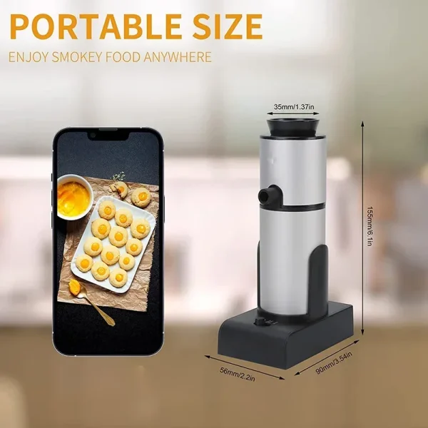 Portable Smoked Machine Handheld Cold Smoker Food Cuisine Cocktail Meat Drinks Cheese BBQ Smoking Machine Kitchen Tool - Image 11