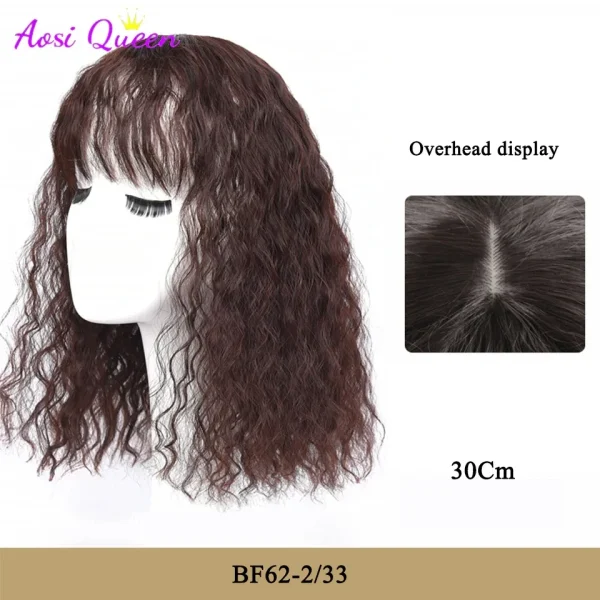 AS  Hair 3D Air Hair Bangs Fringe Clip In Bangs Hair Extensions Wigs Hair Pieces Bangs Toupees Toppers For Hair Loss - Image 14