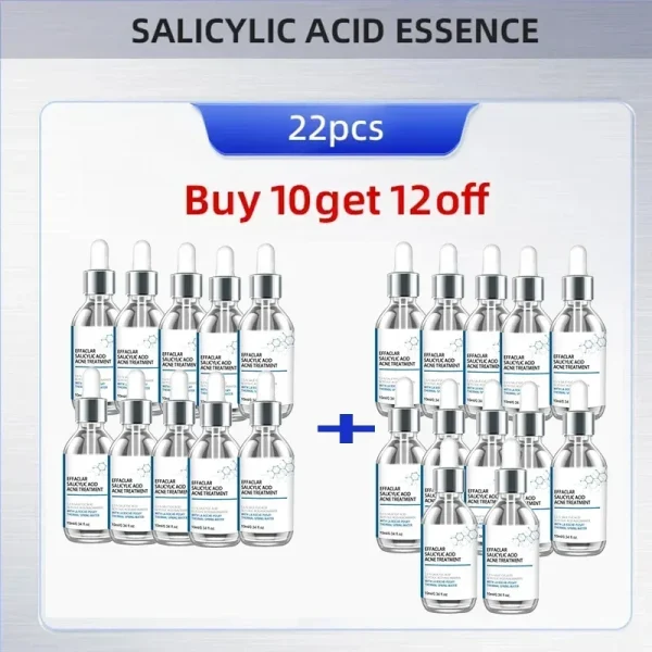 Salicylic Acid  Solution Essence Shrink pores and Acne Spot Removing Shrink Pores Oil-Control Brighten Face Skin Makeup - Image 7