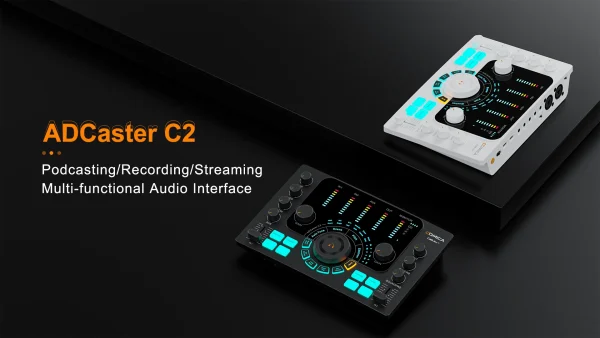 Comica C2 Sound Card Feature-packed Audio Interface for Recording/Podcasting/Streaming for Guitarist/Vocalist/Podcast Microphone - Image 9