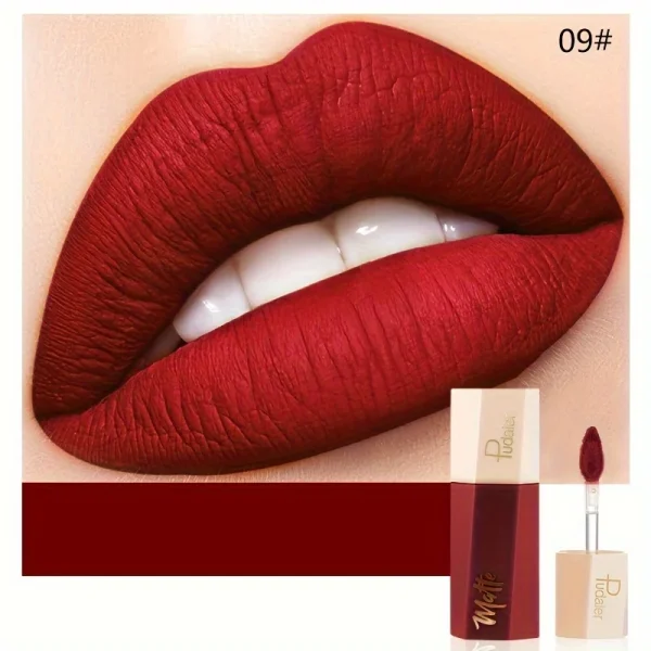 Christmas Lip Makeup 14 Color Super Matte Velvet Long Lasting Lip Gloss Liquid Lipstick Lip Cream Gift for Girls - Image 12