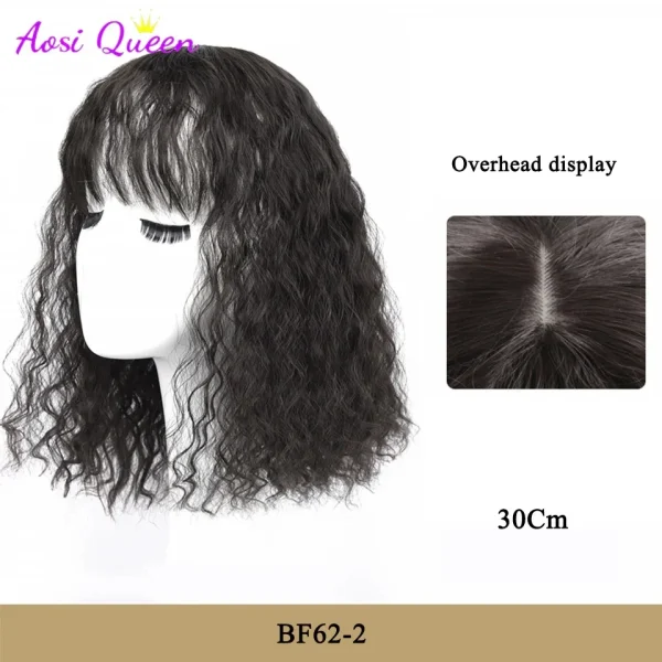 AS  Hair 3D Air Hair Bangs Fringe Clip In Bangs Hair Extensions Wigs Hair Pieces Bangs Toupees Toppers For Hair Loss - Image 13