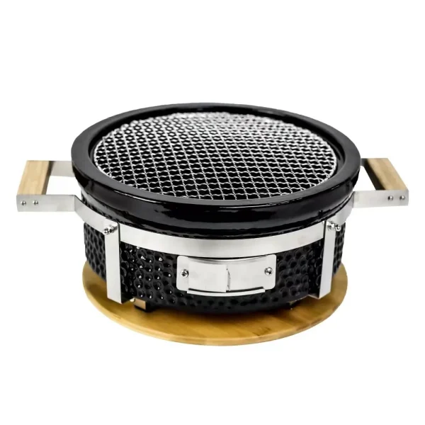 SEB KAMADO Charcoal BBQ Hibachi Grill With Grid Lifter Rectangular Portable Japanese Grill - Image 7