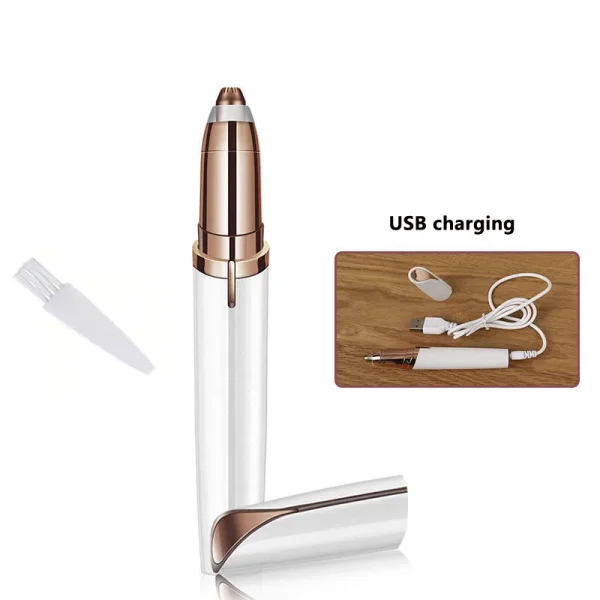 Electric Eyebrow Trimmer Painless Eye Brow Epilator For Women Makeup Mini Razors Portable Facial Hair Removal Shaver - Image 14