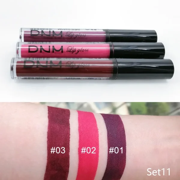 3 Colors/set Matte Velvet Lip Gloss Non-Stick Cup Waterproof Long-lasting Liquid Lipstick Cosmetic Keep 24 Hours Fashion Makeup - Image 19