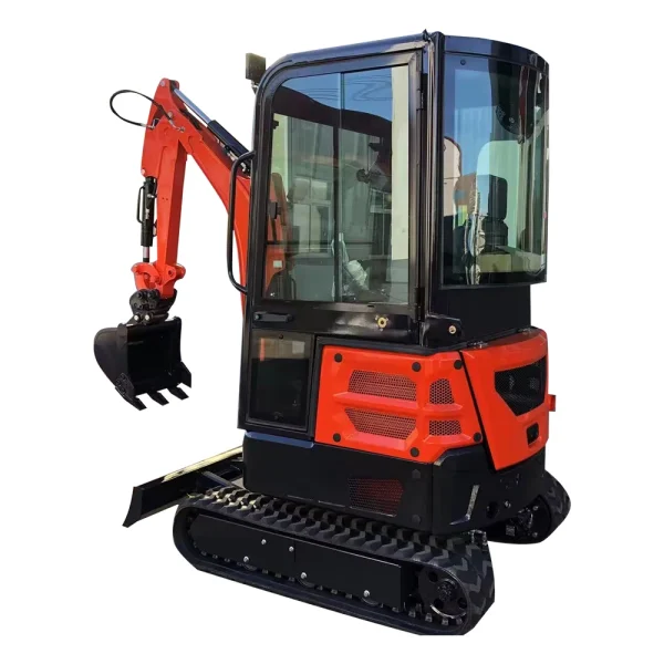 New Mini Digger 2 Ton Excav Mini Crawler excavator Customized Mini Excavator With Cab