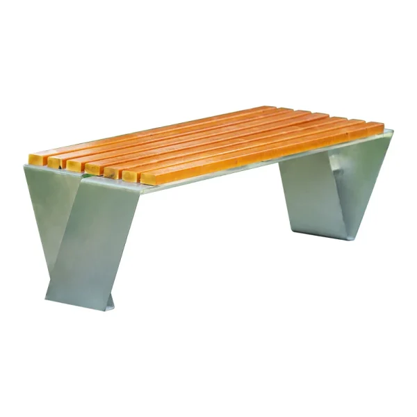 Garden Park Benches Composite Bench Slats for Garden Stainless Steel Outdoor Furniture Modern - Image 7