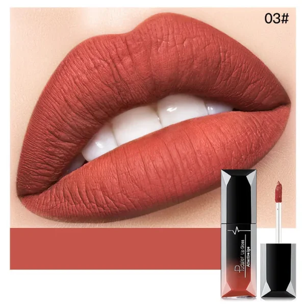 21-Color Lip Gloss Matte Mist Liquid Lipstick Waterproof Long lasting Cosmetics Lip Tint Paste Not-fade Lip Glaze - Image 12