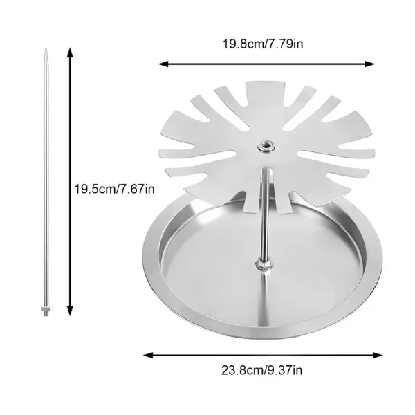 Chicken Leg Rack For Grill Stainless Steel Chicken Lollipop Rack Drumstick Grill Holder 15 Slots Roaster Stand With Drip Tray - Image 11