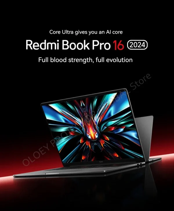 Xiaomi Redmi Book Pro 16 2024 intel Ultra 5/Ultra 7 32GB RAM 1TB SSD ARC 3K 120Hz Screen JYU4592CN/JYU4593CN - Image 10