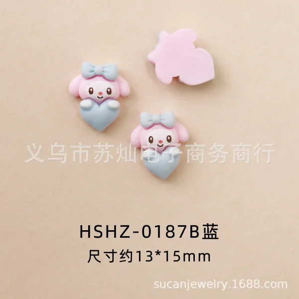 10/20Pcs Kawaii Sanrio Hello Kitty Nail Tips Charms Ornament Acrylic Diy Cartoon Phone Case Nail Accessory Cute Gift for Girl - Image 18