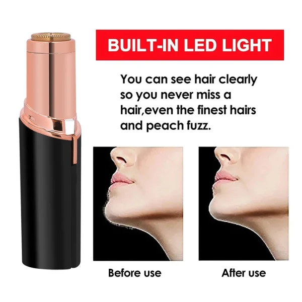 2023 Epilator Face Hair Removal Lipstick Shaver Electric Eyebrow Trimmer Women's Hair Remover Mini Shaver epilator for women - Image 6