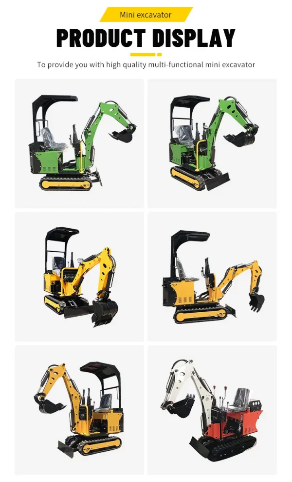 OKW-08 CE/EPA 800kg Mini Excavator Hydraulic Crawler Small Digger 0.8 Ton 1 Ton 1.2 Ton Micro Digging Machine With Attachments - Image 11