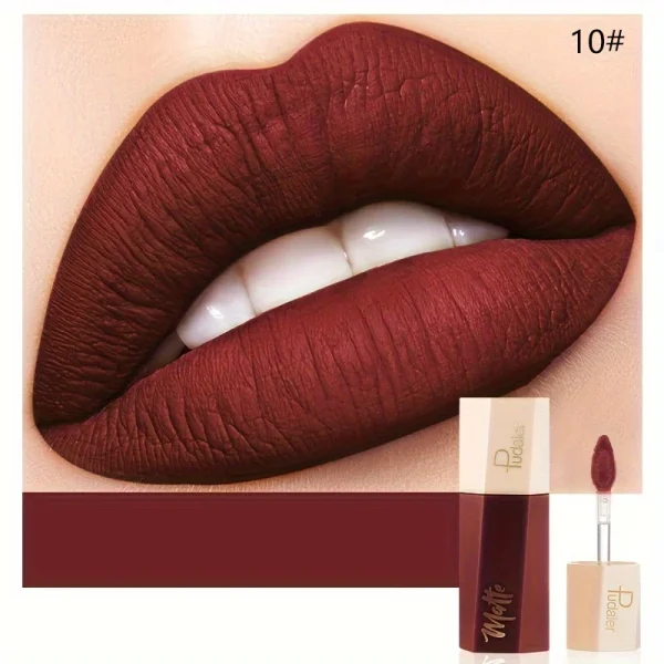 Christmas Lip Makeup 14 Color Super Matte Velvet Long Lasting Lip Gloss Liquid Lipstick Lip Cream Gift for Girls - Image 17