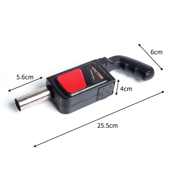 Handheld Battery-Powered Bbq Hair Dryer Multifunctional Camping Picnic Cooking Blower Portable Outdoor Carbon Fire Burner - Image 14