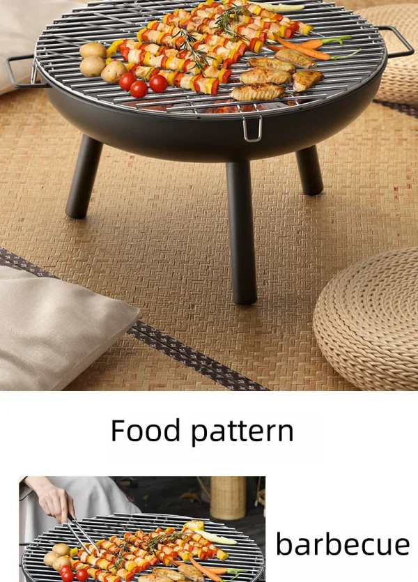 Outdoor Heating Carbon Stove Barbecue Charcoal Stove Barbecue Pot Barbecue Grill Table Stove Cooking Tea Home Indoor Set - Image 13