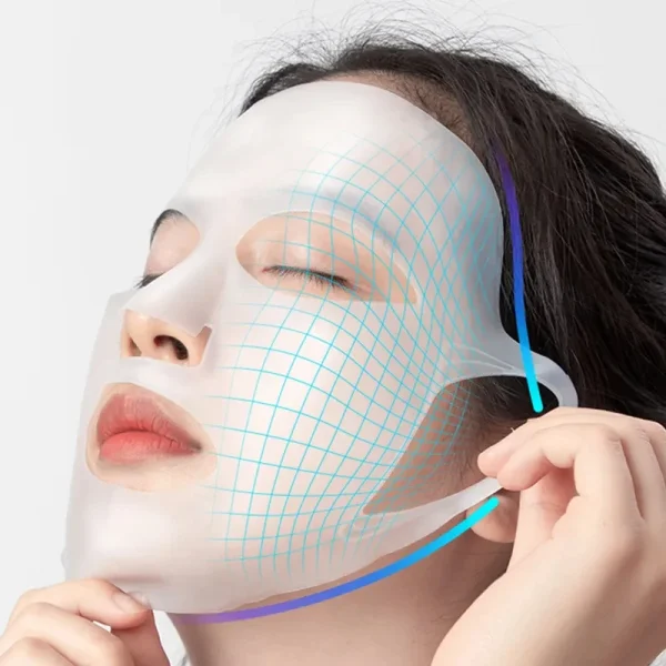 3D Silicone Mask Face Women Skin Care Tool Hanging Ear Face Mask Gel Sheet Reusable Lifting Anti Wrinkle Firming Ear Fixed Tools - Image 6