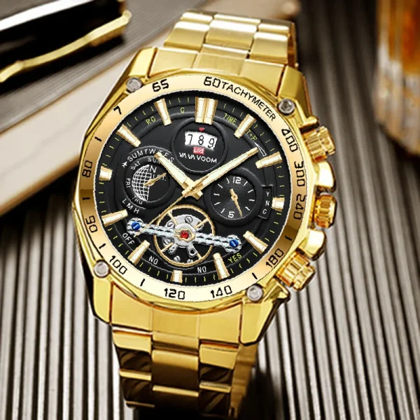 New Arrival Design Men Wrist Watches Gold Silver sports Watches For Male Clock relogio masculino - Image 6