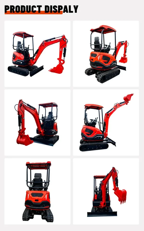 Free Shipping!!! 1.8 Ton Mini Excavator 2ton 1ton EPA Excavator Cabin 2t Chinese Mini Digger Customizable For Sale - Image 11