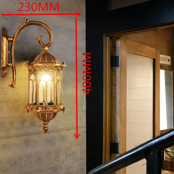 Vintage Wall Lamp Backyard Bar Garden Art Decor Wall Light Chic Home Decoration Accessories - Image 5