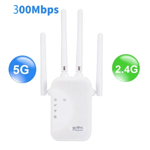 2.4G/5GWiFi Wifi Amplifier Dual Band Repeater 1200Mbps Wireless Signal Range Extender Long Range Network Signal Booster For Home - Image 7