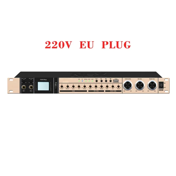 FX9 Pre-Effect Digital Preamp Effect Sound Mixer professional Audio Processor For Karaoke KTV - Image 7