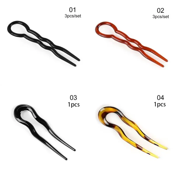 Fashion U Shape Hair Clip Styling Tools Magic Bending Hairwear Convenient Simple Hair Stick Women Hairpin Hair Accessories - Image 6