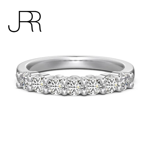 JRR Eternal Shine 925 Sterling Silver Blue Radiant High Carbon Diamond Wedding Mixture Fine Ring Jewelry For Girls Free Shipping - Image 13