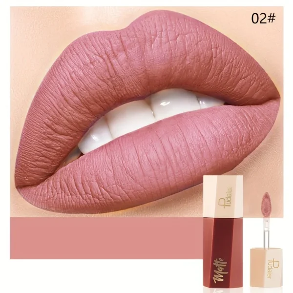 Christmas Lip Makeup 14 Color Super Matte Velvet Long Lasting Lip Gloss Liquid Lipstick Lip Cream Gift for Girls - Image 9