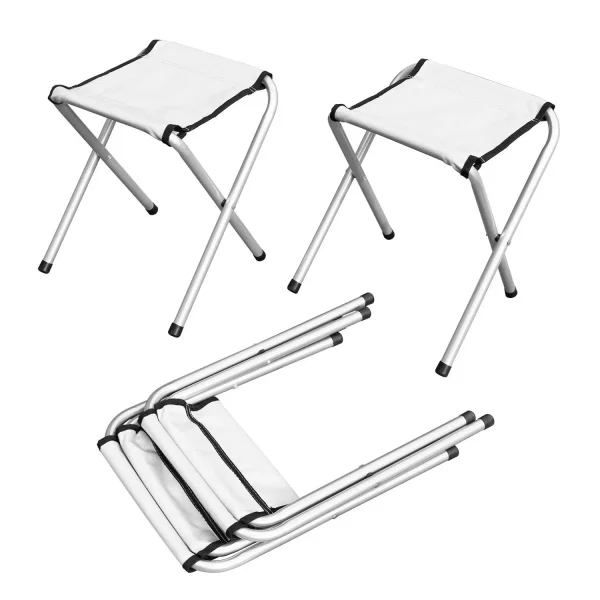 Folding Table 5Pcs Set Aluminum Camping Table 120cm Foldable with 4 Stool Outdoor Furniture Picnic Table and Chair Portable - Image 26