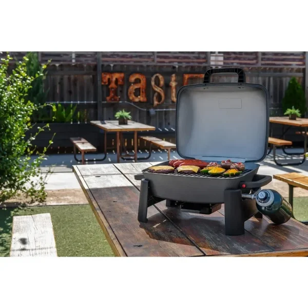 BBQ Grill, 1-Burner Portable Propane Gas Grills, 10,000BTUs, BBQ Grill - Image 4