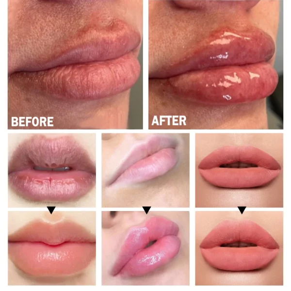 Vitamin E Lip Plumper Serum Lip Maximizer Volumizer Sexy Bigger Lips Plumping Lipstick Reduce Fine Line Moisturizing Serum Oil - Image 2