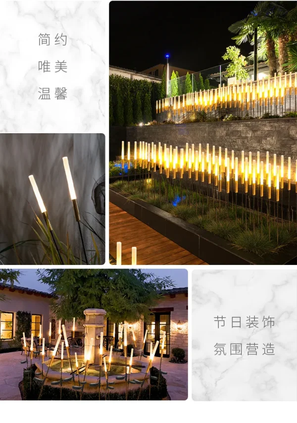 Solar Reed Lights Outdoor Waterproof Lawn Light Led Garden Lamps Villa Park Decorative Landscape Lights - Image 25