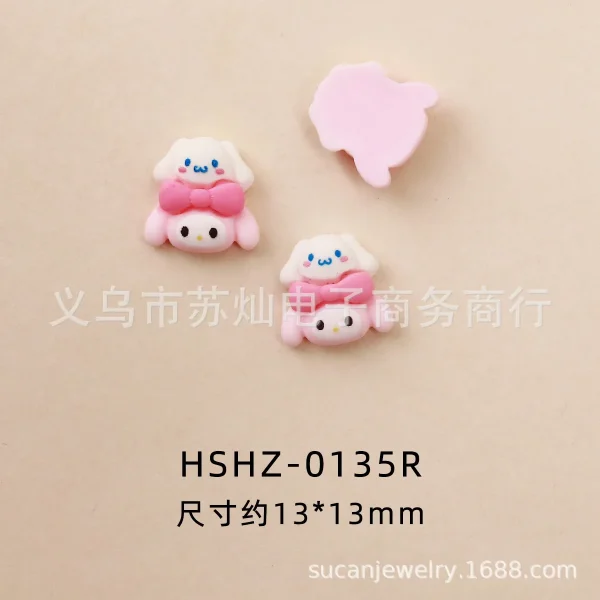 10/20Pcs Kawaii Sanrio Hello Kitty Nail Tips Charms Ornament Acrylic Diy Cartoon Phone Case Nail Accessory Cute Gift for Girl - Image 12