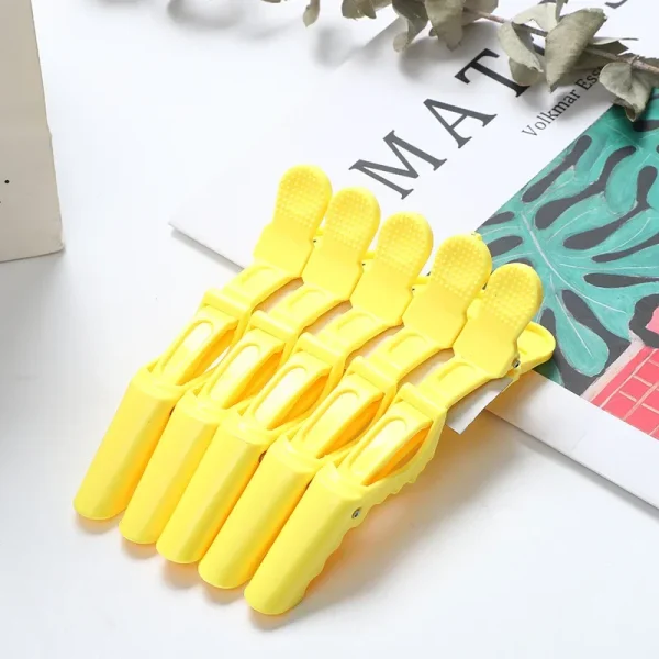 5Pcs/Lot Alligator Hair Clip Hairdressing Clamps Plastic Hair Claw Professional Barber For Salon Styling Hairpins Hair Accessor - Image 9