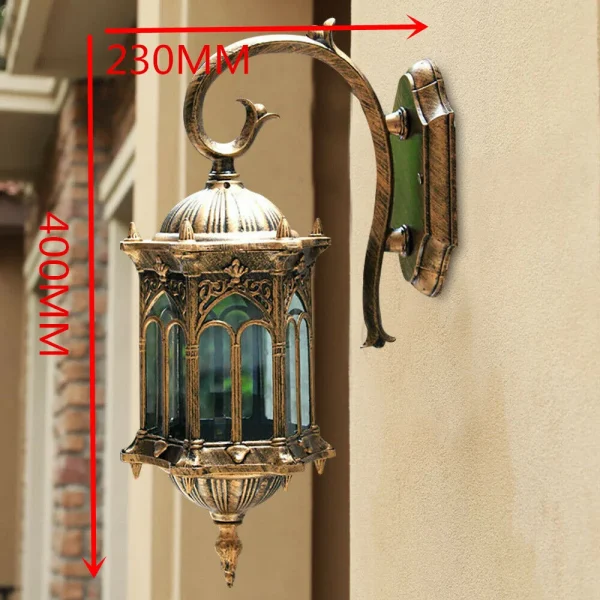 Vintage Wall Lamp Backyard Bar Garden Art Decor Wall Light Chic Home Decoration Accessories - Image 4
