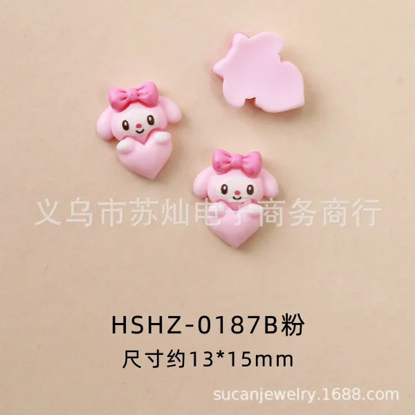 10/20Pcs Kawaii Sanrio Hello Kitty Nail Tips Charms Ornament Acrylic Diy Cartoon Phone Case Nail Accessory Cute Gift for Girl - Image 21